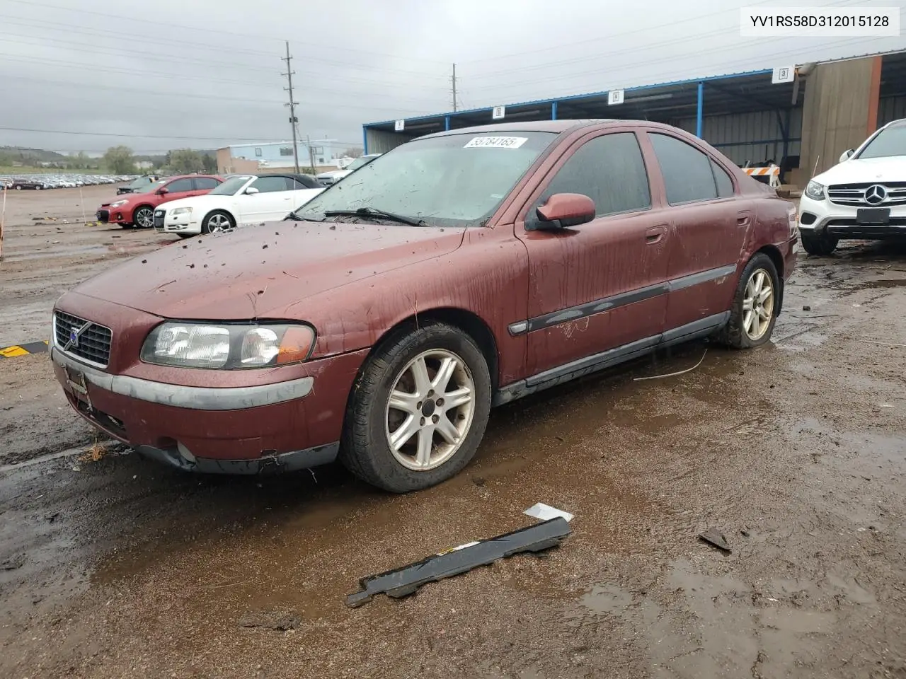2001 Volvo S60 2.4T VIN: YV1RS58D312015128 Lot: 55784165