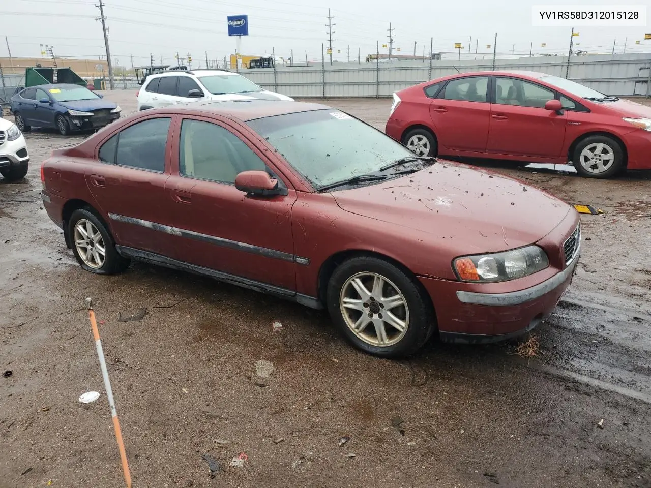 2001 Volvo S60 2.4T VIN: YV1RS58D312015128 Lot: 55784165