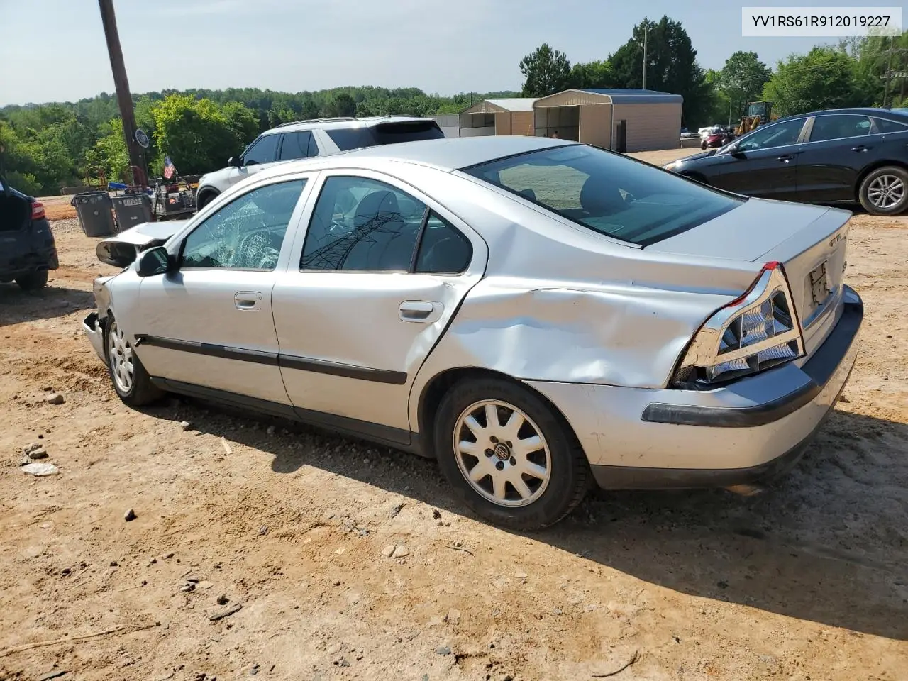 2001 Volvo S60 VIN: YV1RS61R912019227 Lot: 59988305