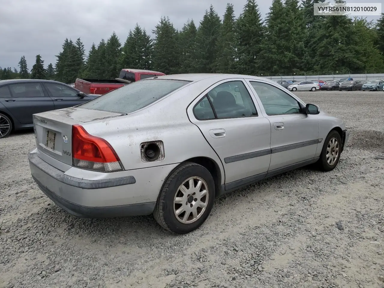 2001 Volvo S60 VIN: YV1RS61N812010029 Lot: 60041925