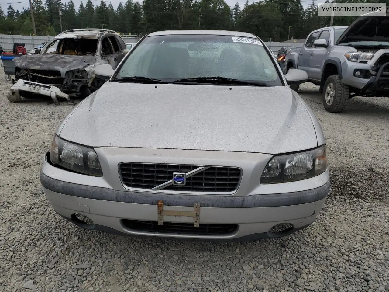 2001 Volvo S60 VIN: YV1RS61N812010029 Lot: 60041925
