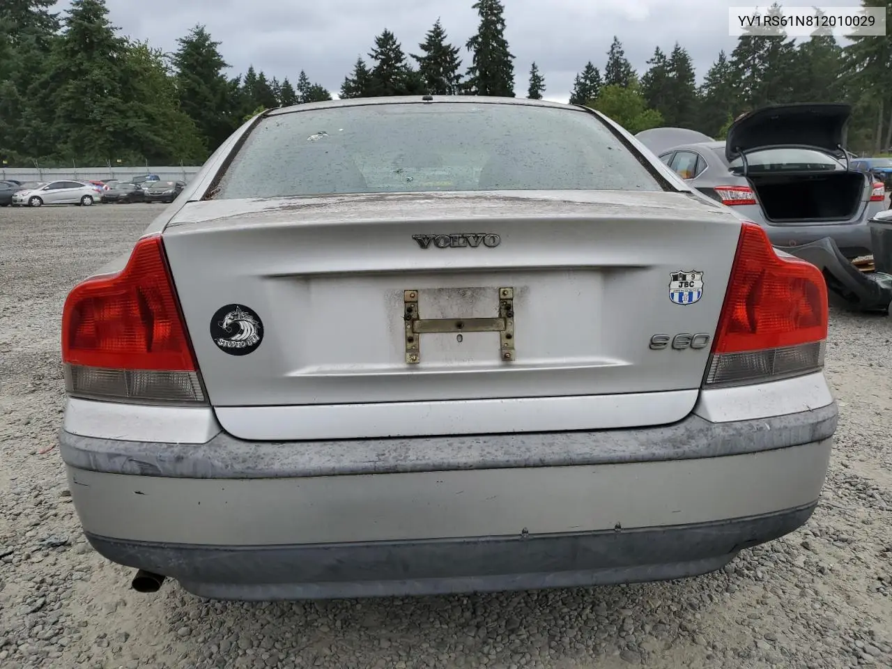 2001 Volvo S60 VIN: YV1RS61N812010029 Lot: 60041925