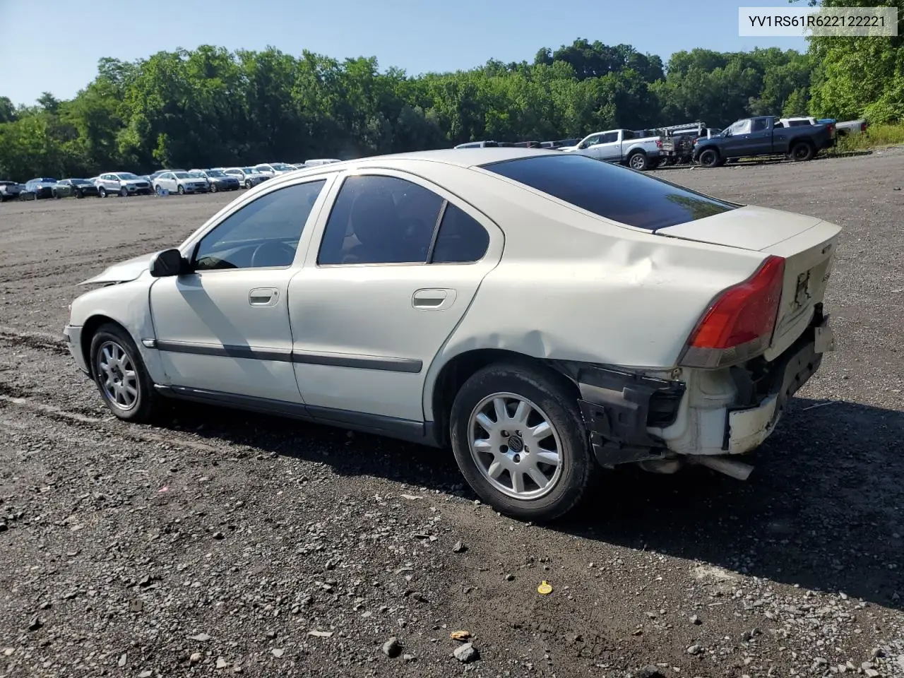 2002 Volvo S60 VIN: YV1RS61R622122221 Lot: 61581105