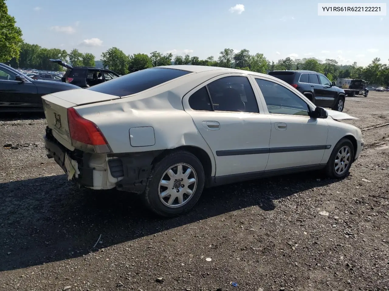 2002 Volvo S60 VIN: YV1RS61R622122221 Lot: 61581105