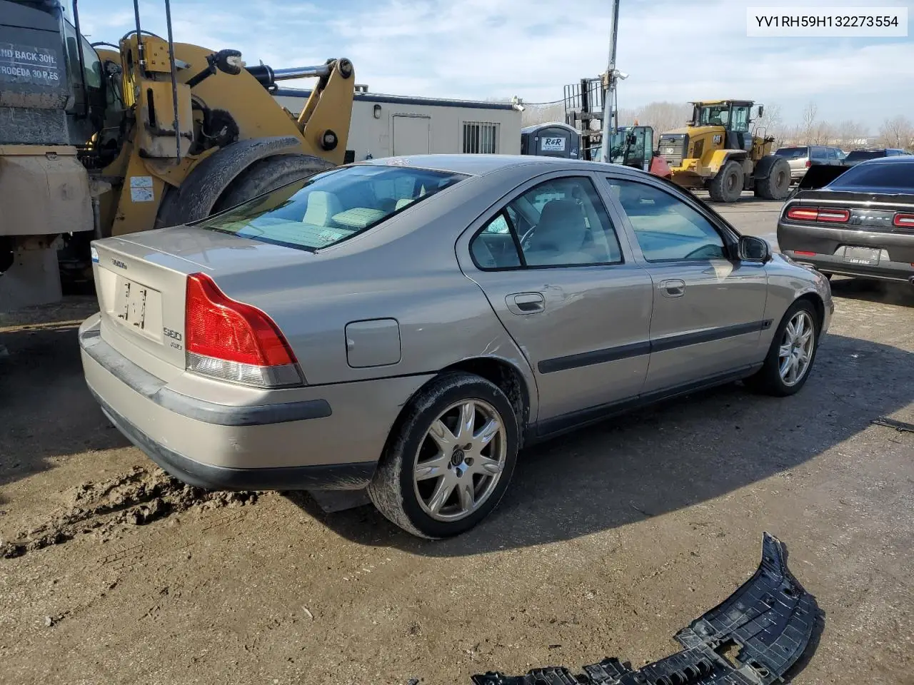 2003 Volvo S60 2.5T VIN: YV1RH59H132273554 Lot: 43075585