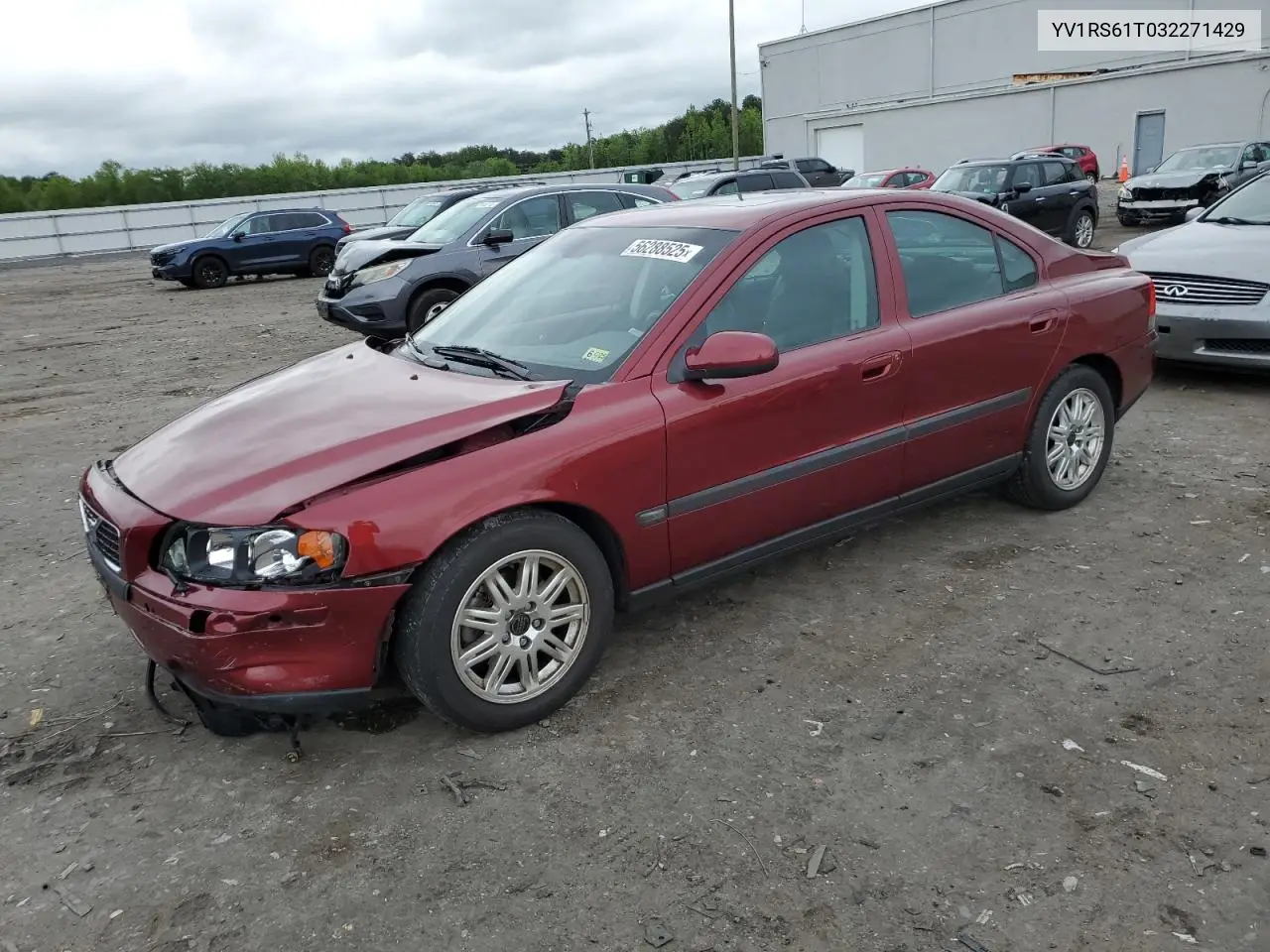 2003 Volvo S60 VIN: YV1RS61T032271429 Lot: 56288525