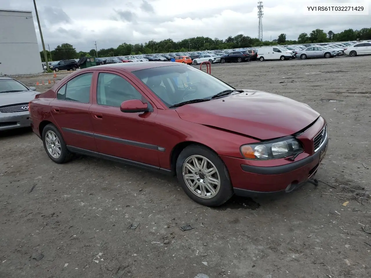 2003 Volvo S60 VIN: YV1RS61T032271429 Lot: 56288525