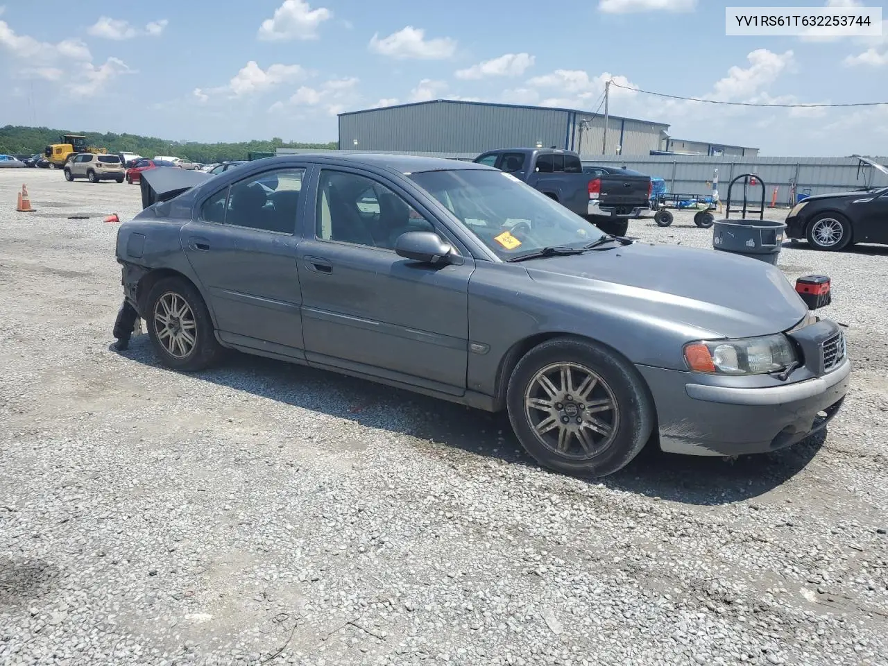 2003 Volvo S60 VIN: YV1RS61T632253744 Lot: 59687325