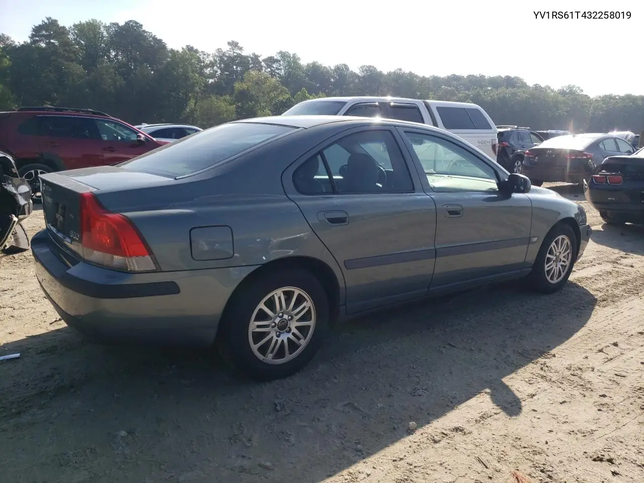 2003 Volvo S60 VIN: YV1RS61T432258019 Lot: 61358555