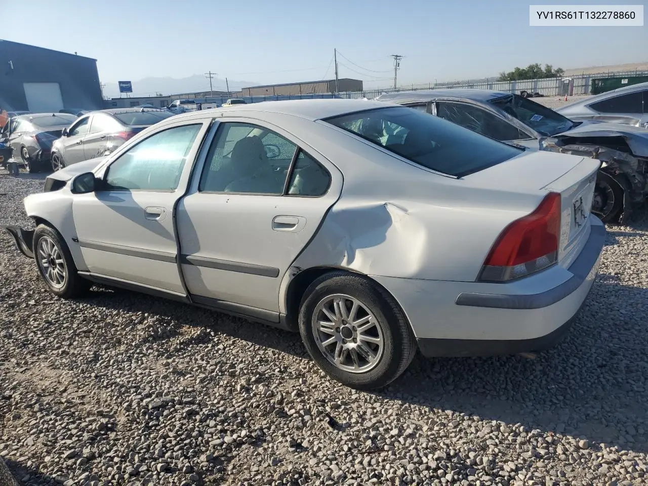 2003 Volvo S60 VIN: YV1RS61T132278860 Lot: 64144135