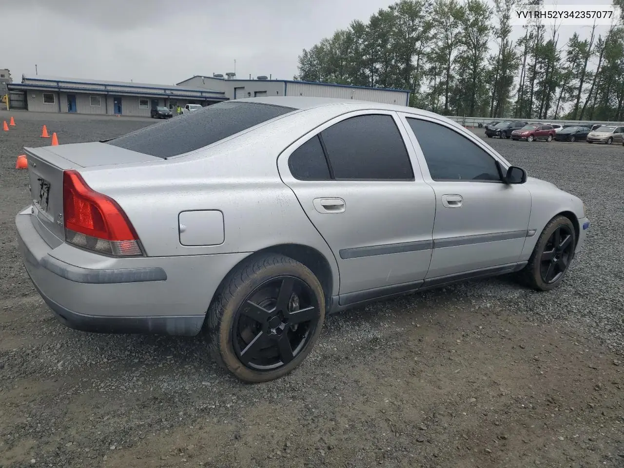 2004 Volvo S60 R VIN: YV1RH52Y342357077 Lot: 61874325