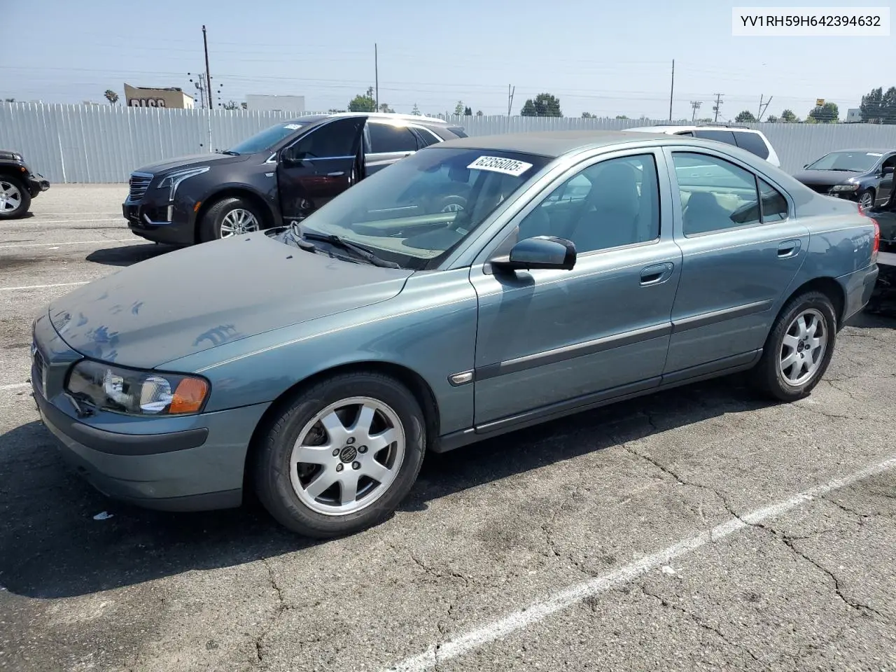 2004 Volvo S60 2.5T VIN: YV1RH59H642394632 Lot: 62356005