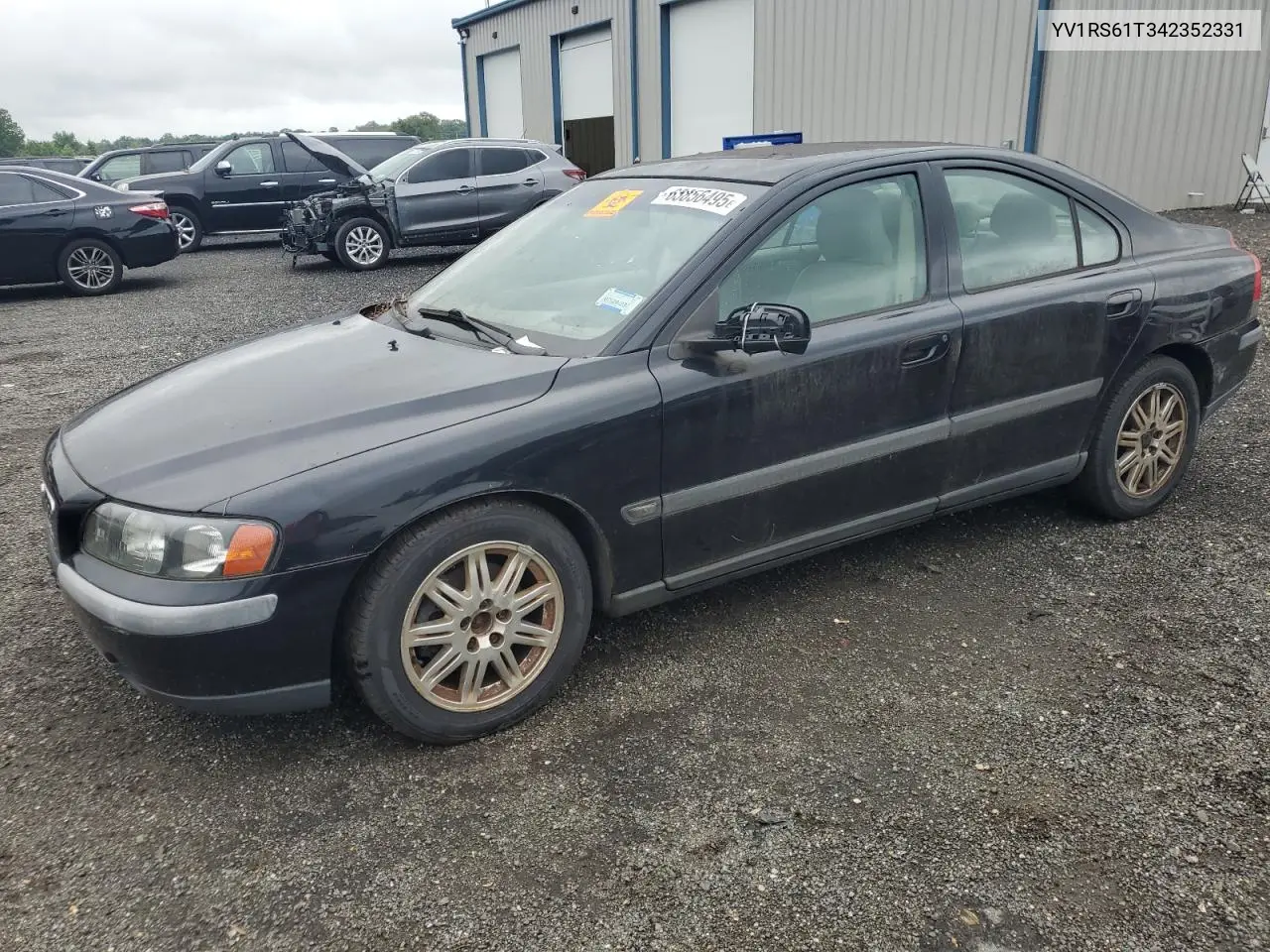 2004 Volvo S60 VIN: YV1RS61T342352331 Lot: 63856495