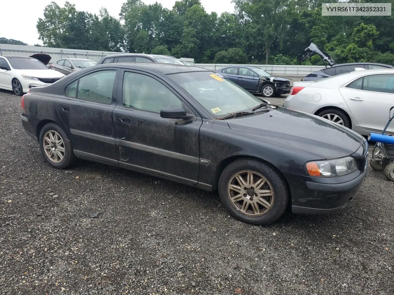 2004 Volvo S60 VIN: YV1RS61T342352331 Lot: 63856495