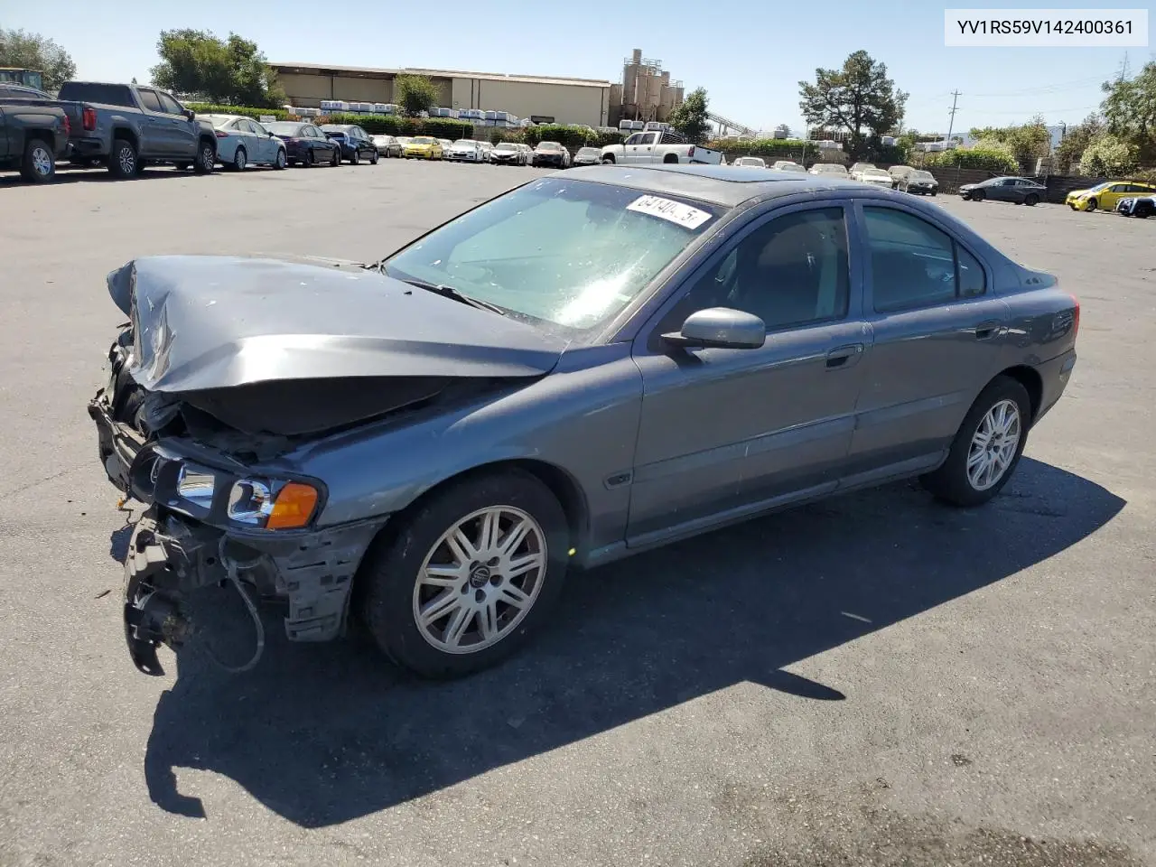 2004 Volvo S60 2.5T VIN: YV1RS59V142400361 Lot: 64140485