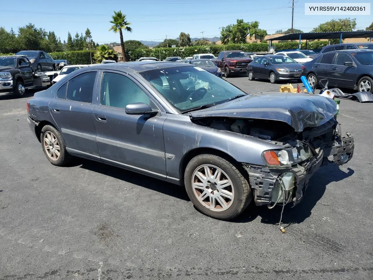 2004 Volvo S60 2.5T VIN: YV1RS59V142400361 Lot: 64140485