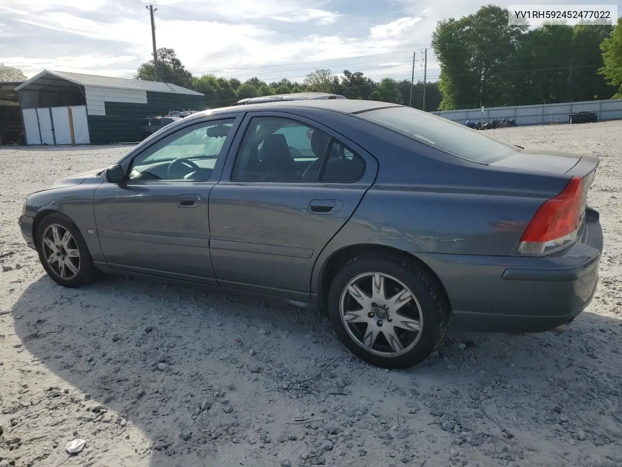 2005 Volvo S60 2.5T VIN: YV1RH592452477022 Lot: 53780265