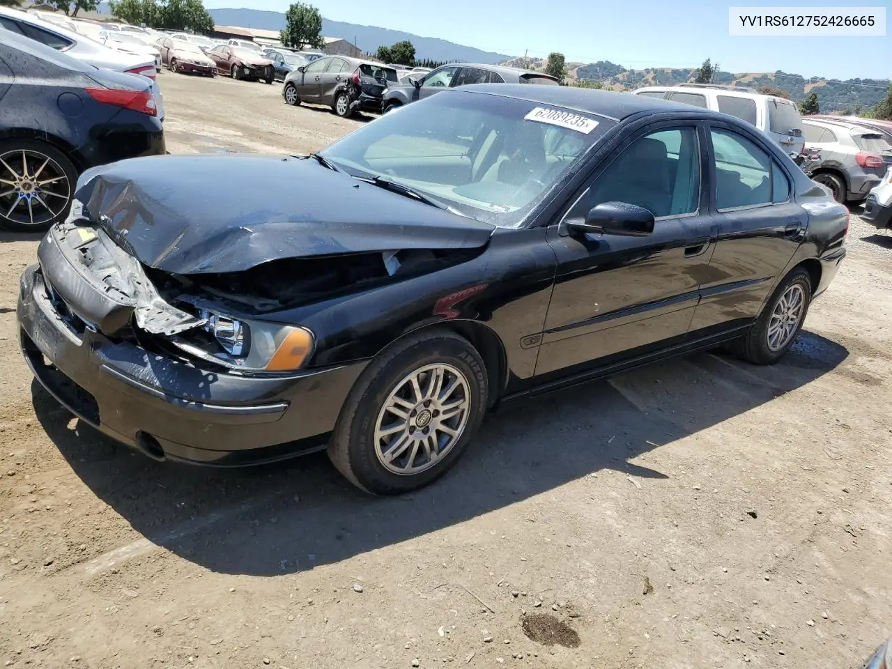 2005 Volvo S60 VIN: YV1RS612752426665 Lot: 62089235