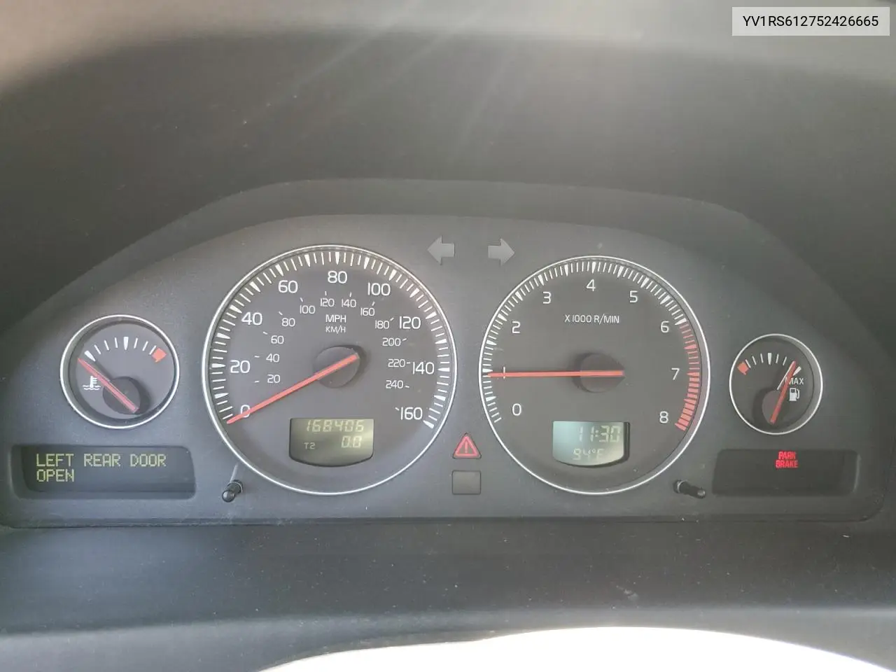 2005 Volvo S60 VIN: YV1RS612752426665 Lot: 62089235