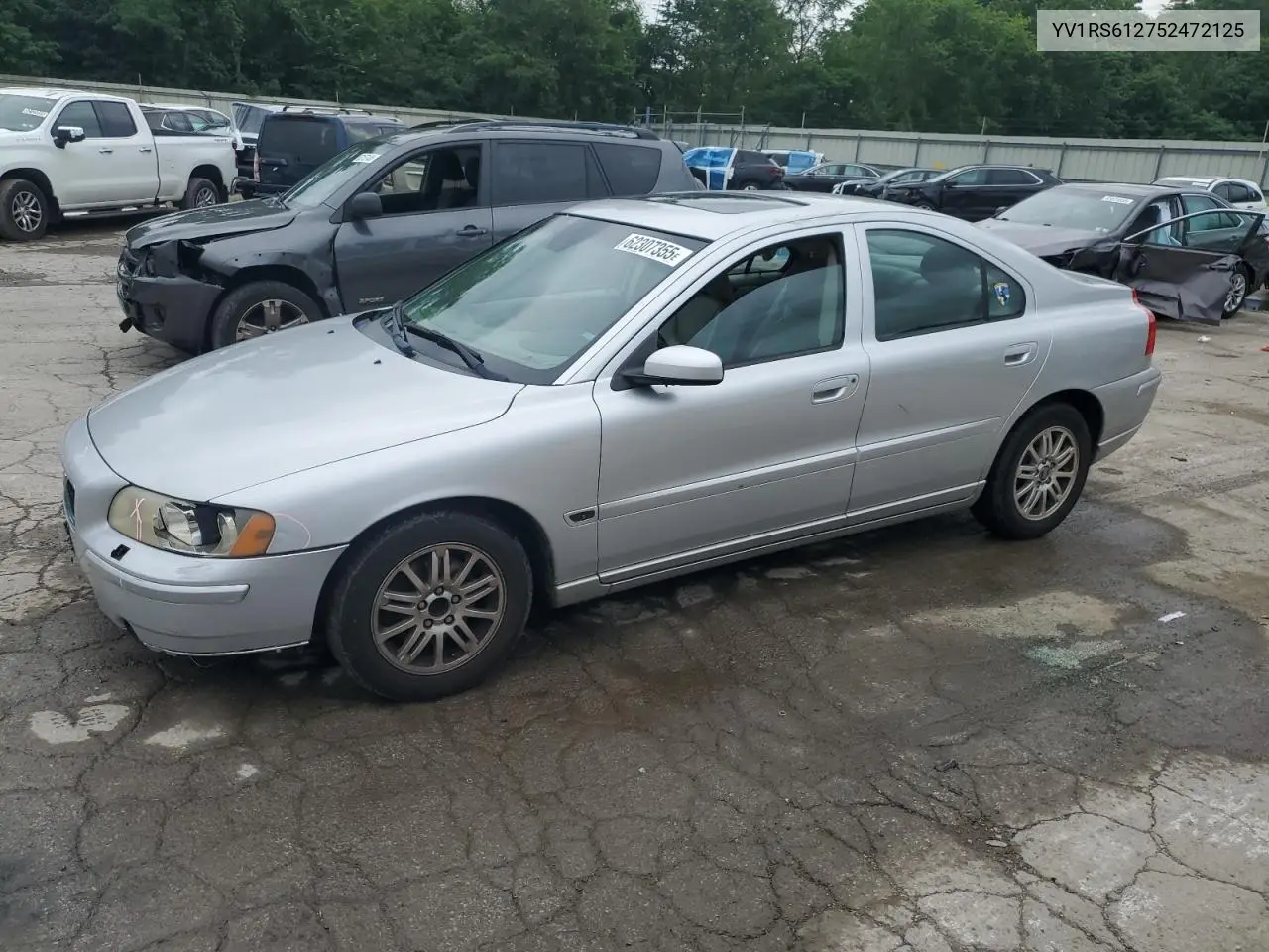2005 Volvo S60 VIN: YV1RS612752472125 Lot: 62307355
