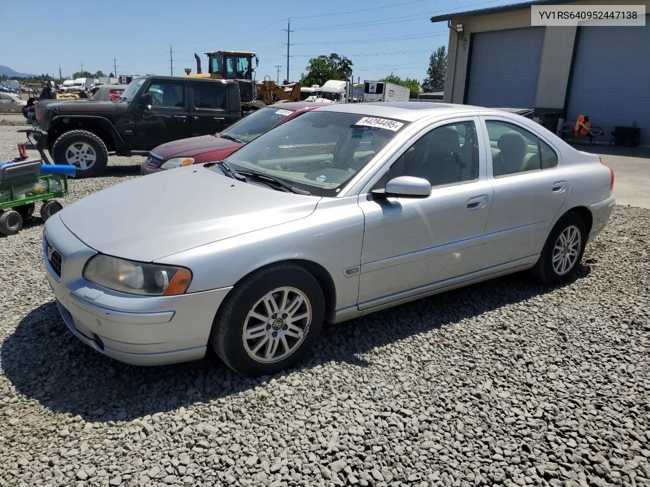 2005 Volvo S60 VIN: YV1RS640952447138 Lot: 64284495
