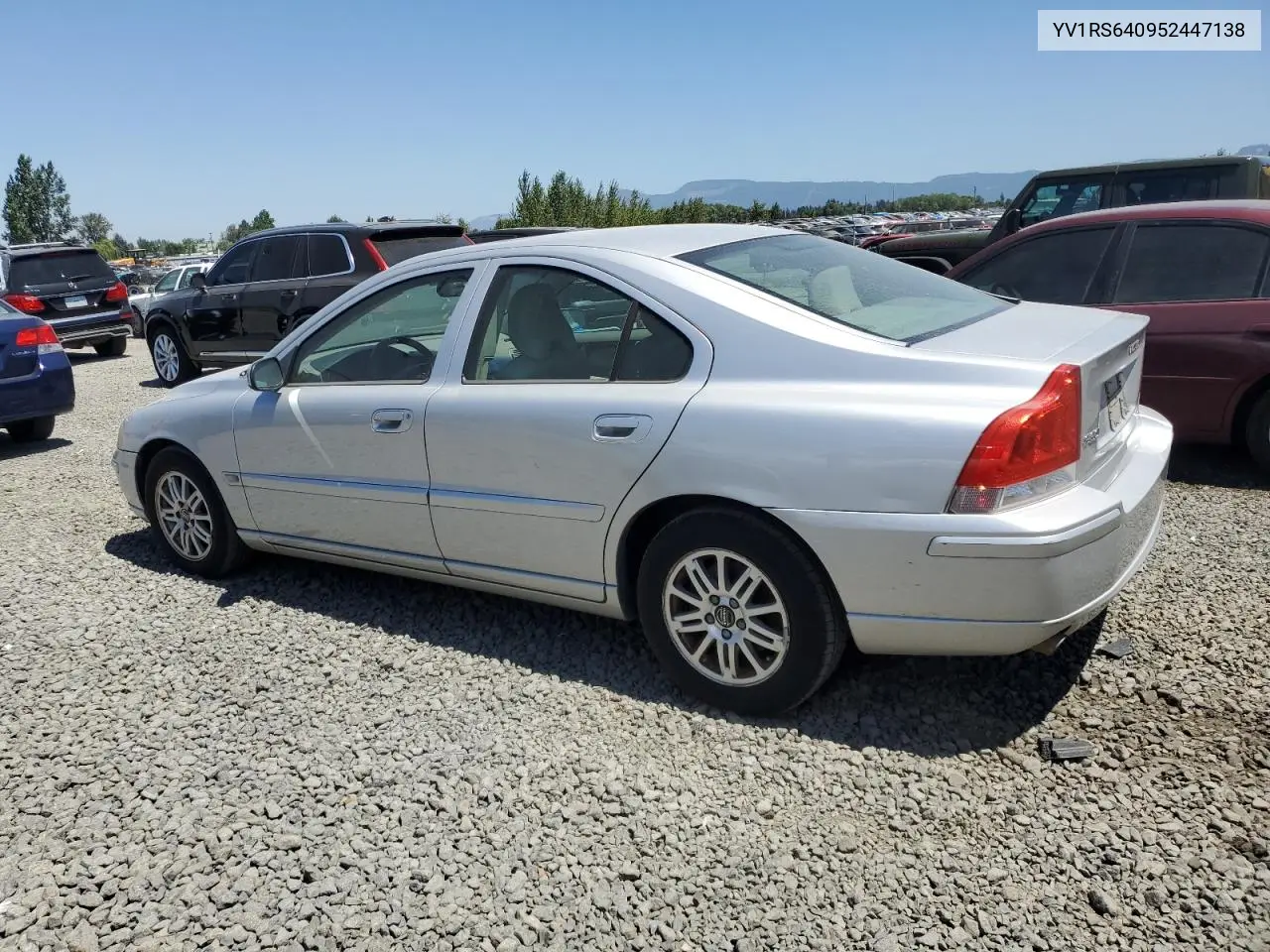 2005 Volvo S60 VIN: YV1RS640952447138 Lot: 64284495
