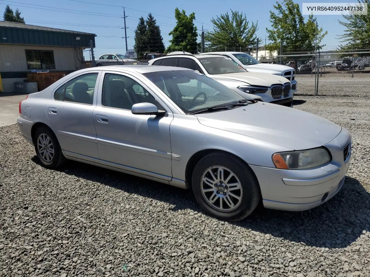 2005 Volvo S60 VIN: YV1RS640952447138 Lot: 64284495
