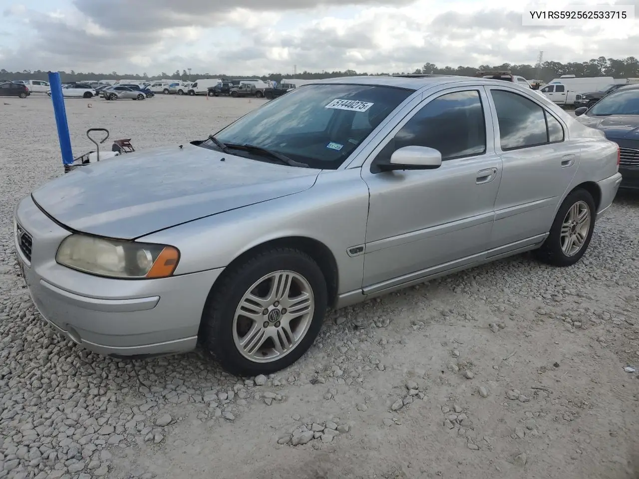 2006 Volvo S60 2.5T VIN: YV1RS592562533715 Lot: 51440275