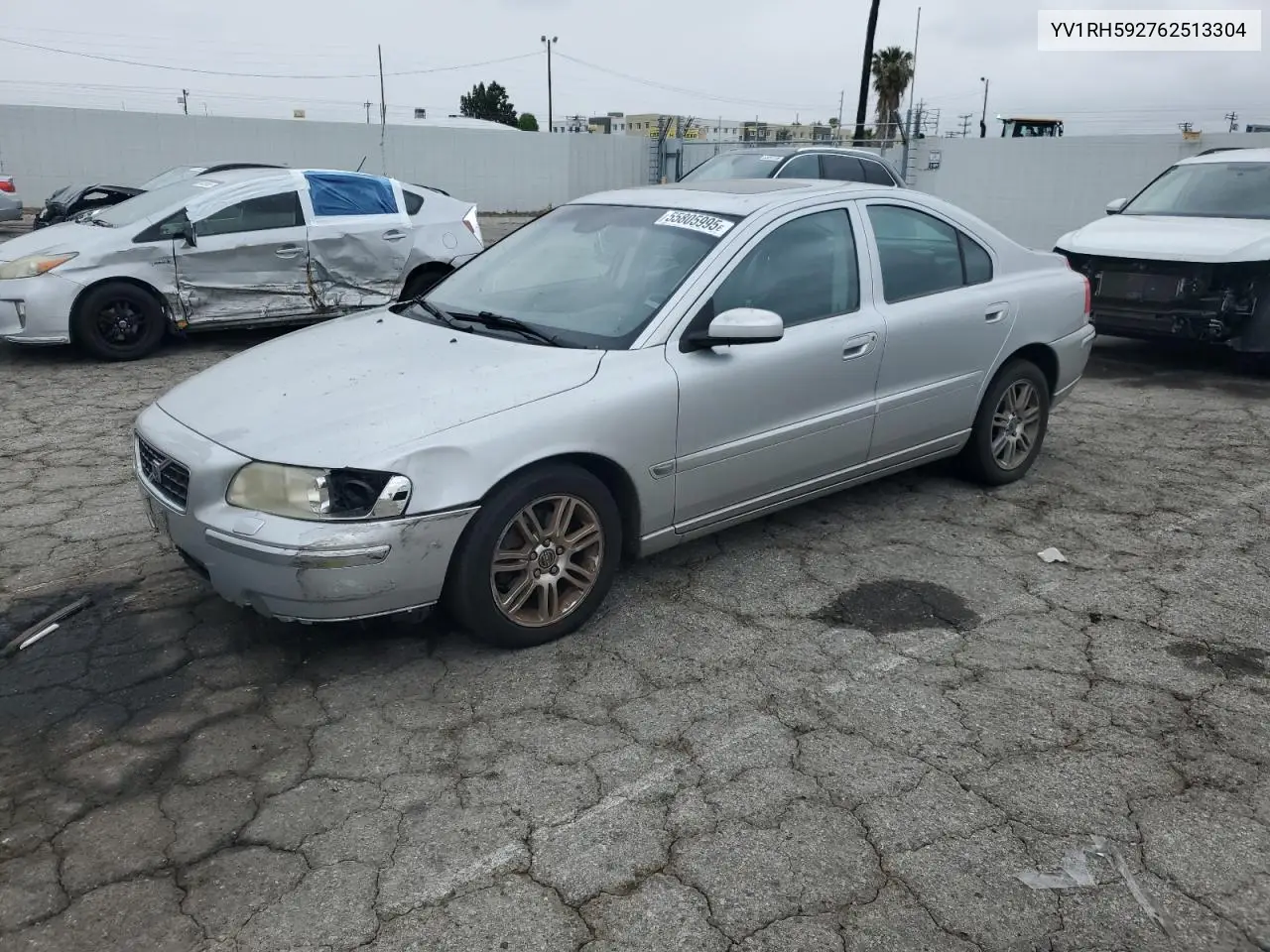 2006 Volvo S60 2.5T VIN: YV1RH592762513304 Lot: 55805995
