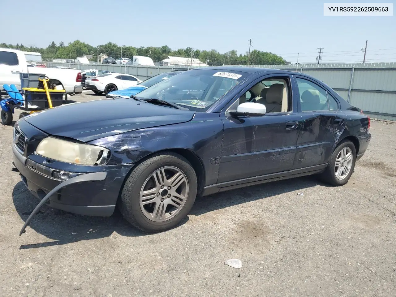 2006 Volvo S60 2.5T VIN: YV1RS592262509663 Lot: 60874315
