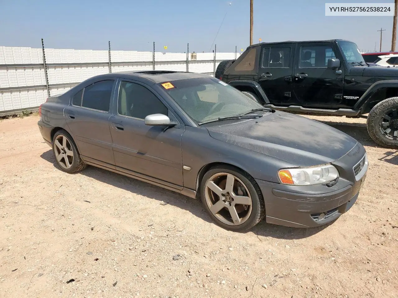 2006 Volvo S60 R VIN: YV1RH527562538224 Lot: 61185185