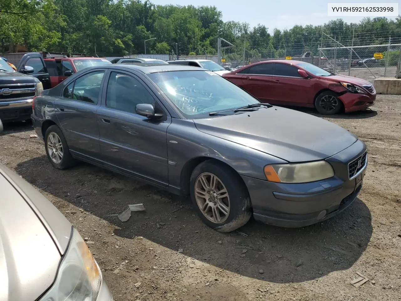 2006 Volvo S60 2.5T VIN: YV1RH592162533998 Lot: 62658185