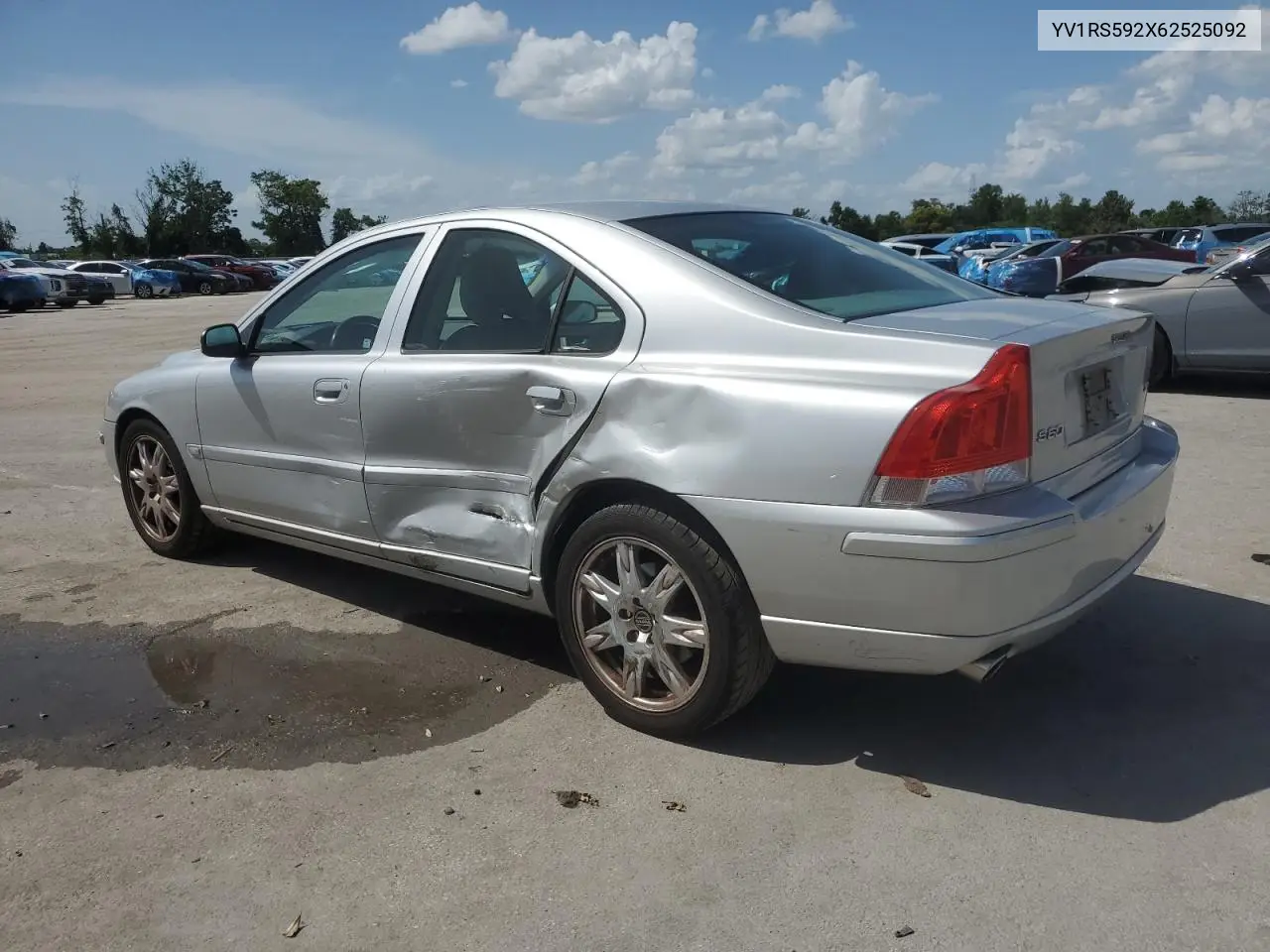 2006 Volvo S60 2.5T VIN: YV1RS592X62525092 Lot: 63337775