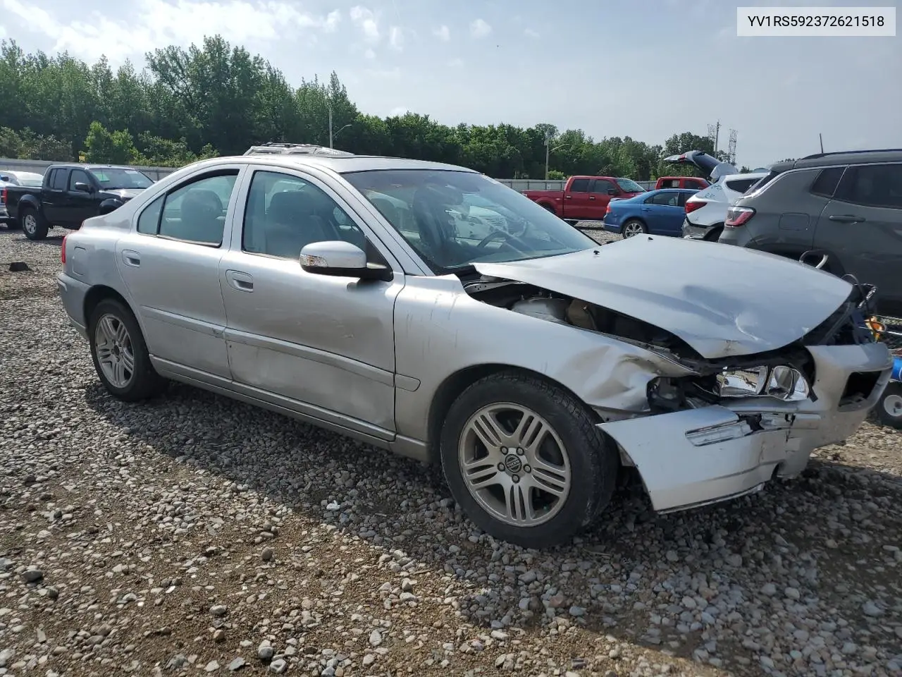 2007 Volvo S60 2.5T VIN: YV1RS592372621518 Lot: 54984795