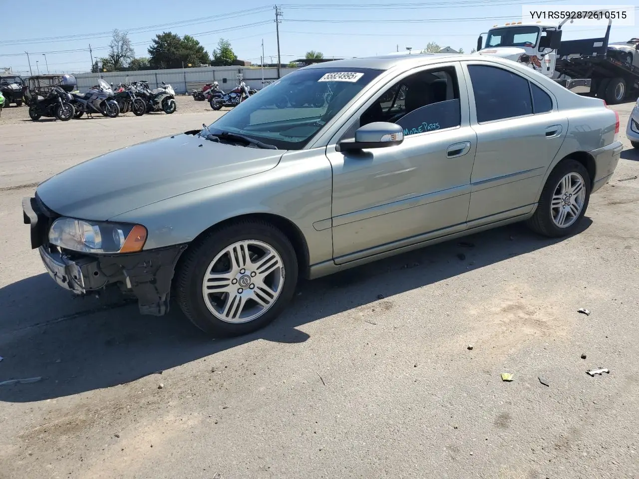 2007 Volvo S60 2.5T VIN: YV1RS592872610515 Lot: 55824995