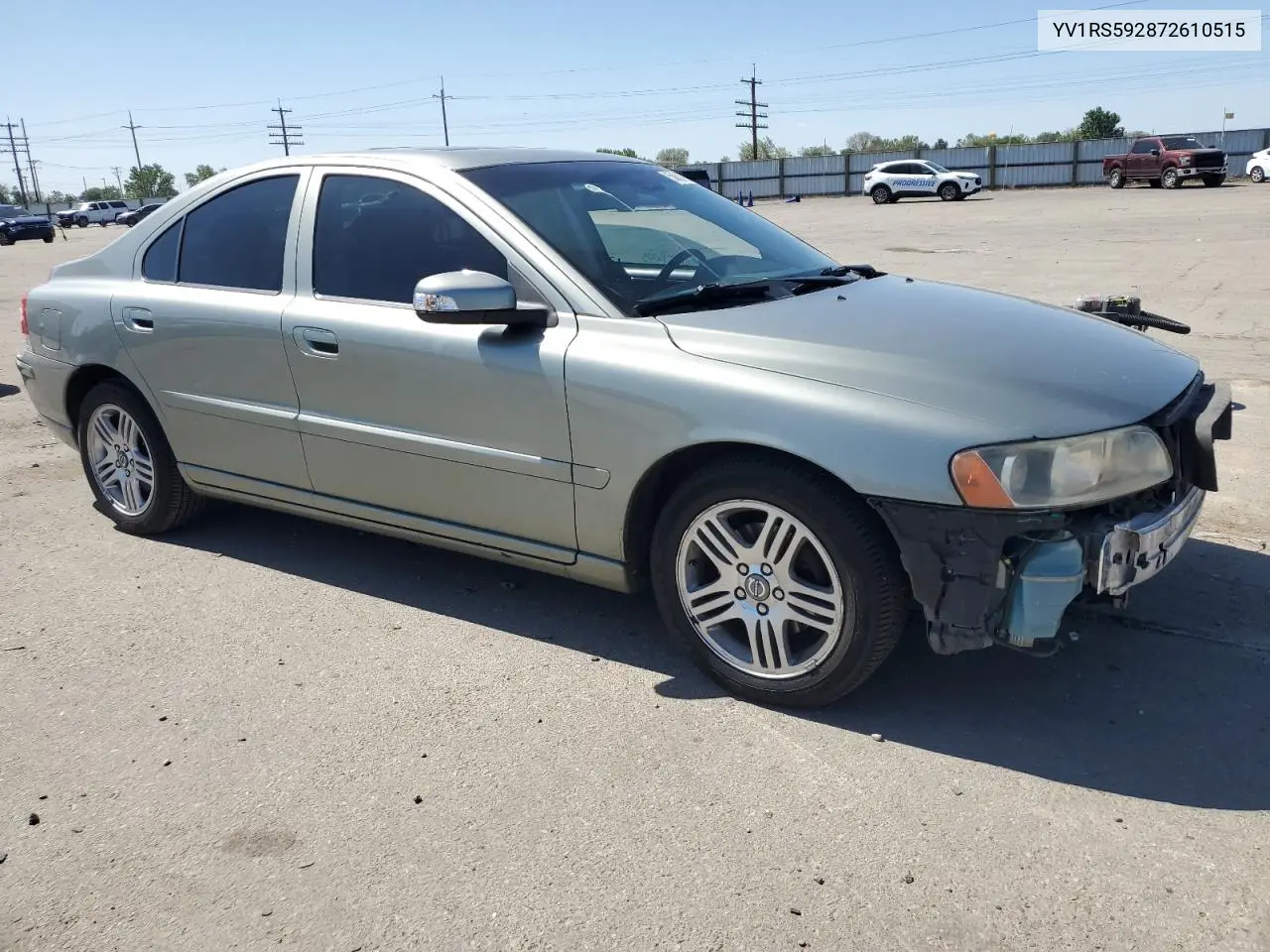 2007 Volvo S60 2.5T VIN: YV1RS592872610515 Lot: 55824995