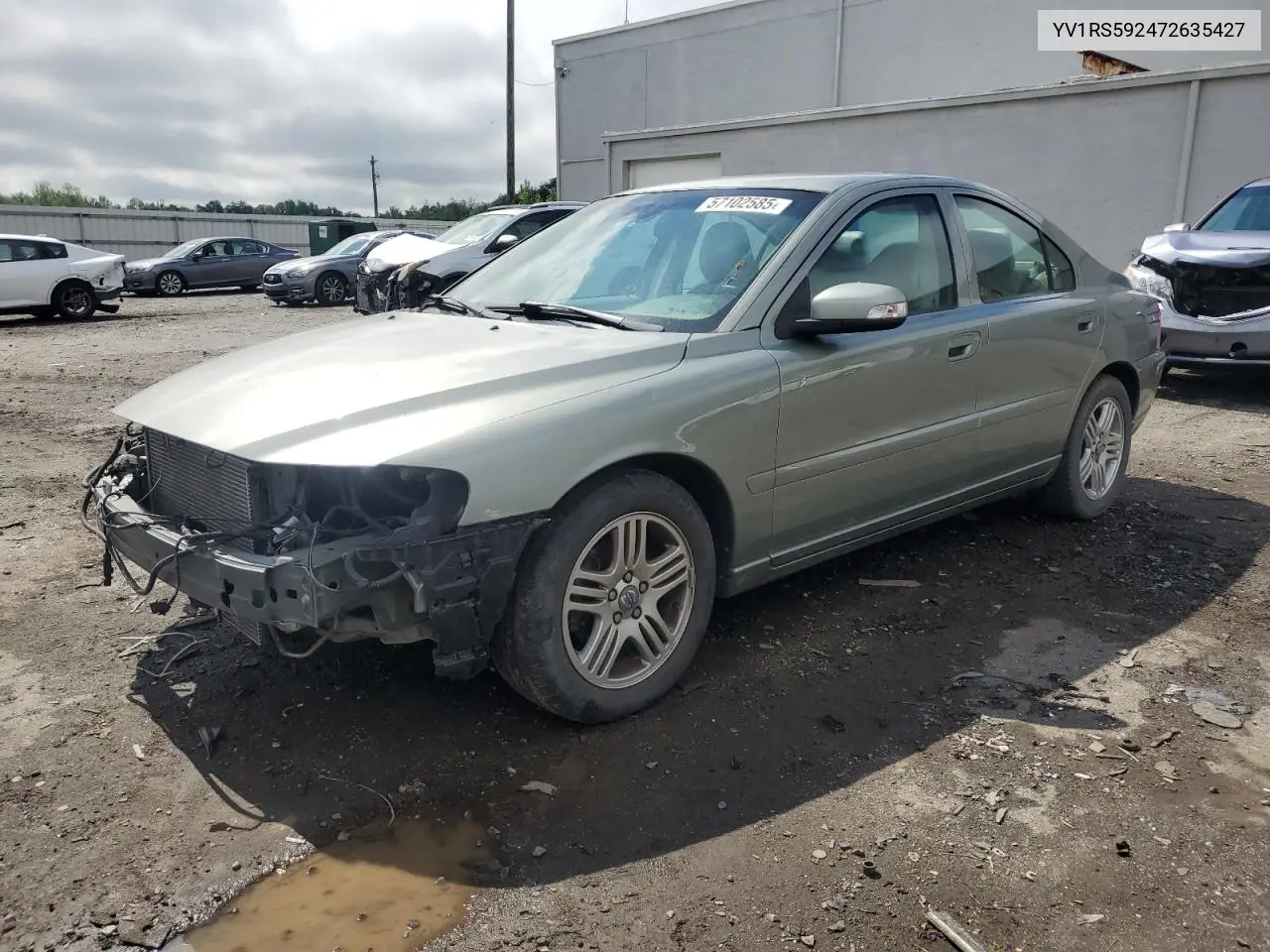 2007 Volvo S60 2.5T VIN: YV1RS592472635427 Lot: 57102585