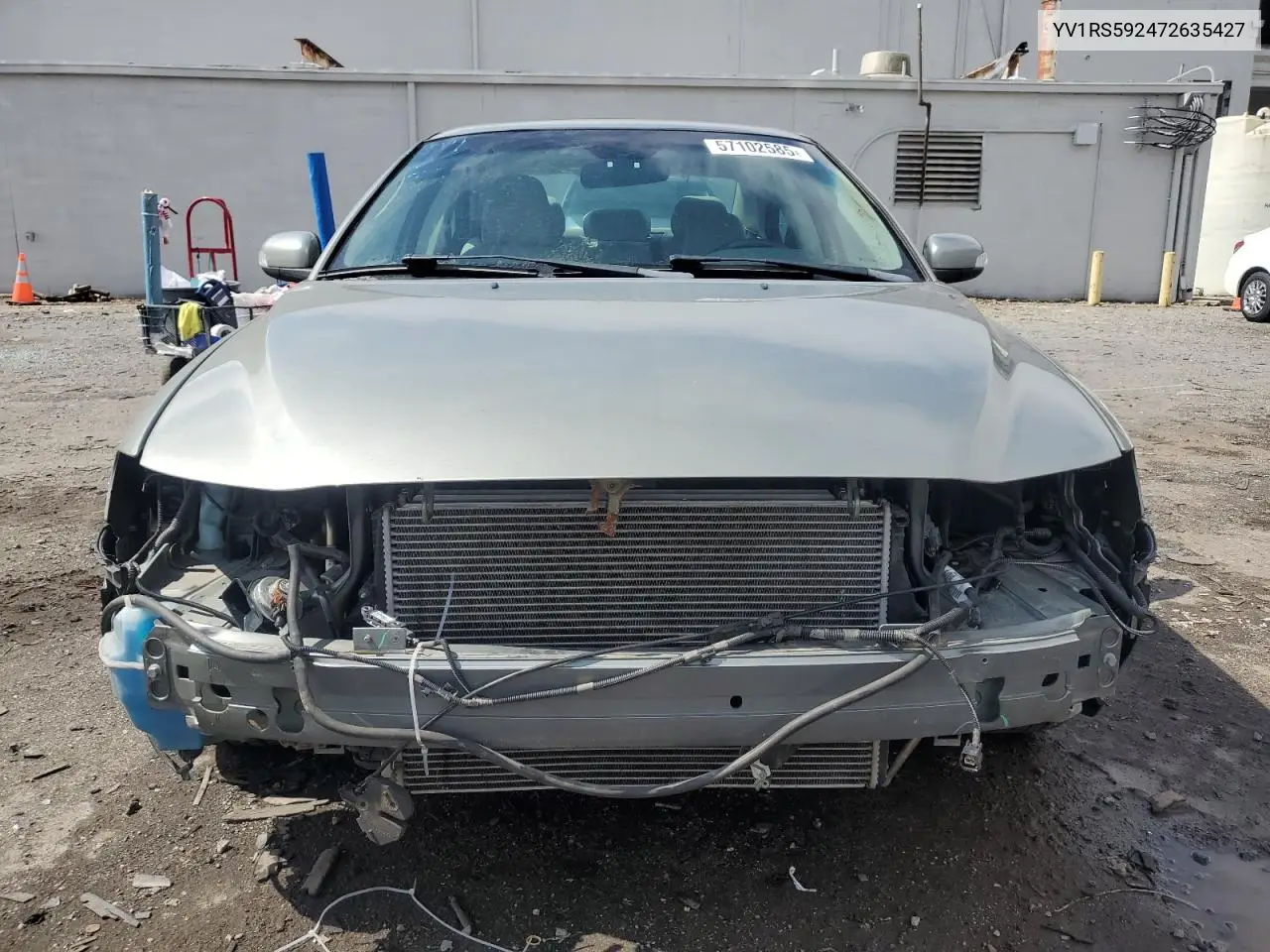 2007 Volvo S60 2.5T VIN: YV1RS592472635427 Lot: 57102585