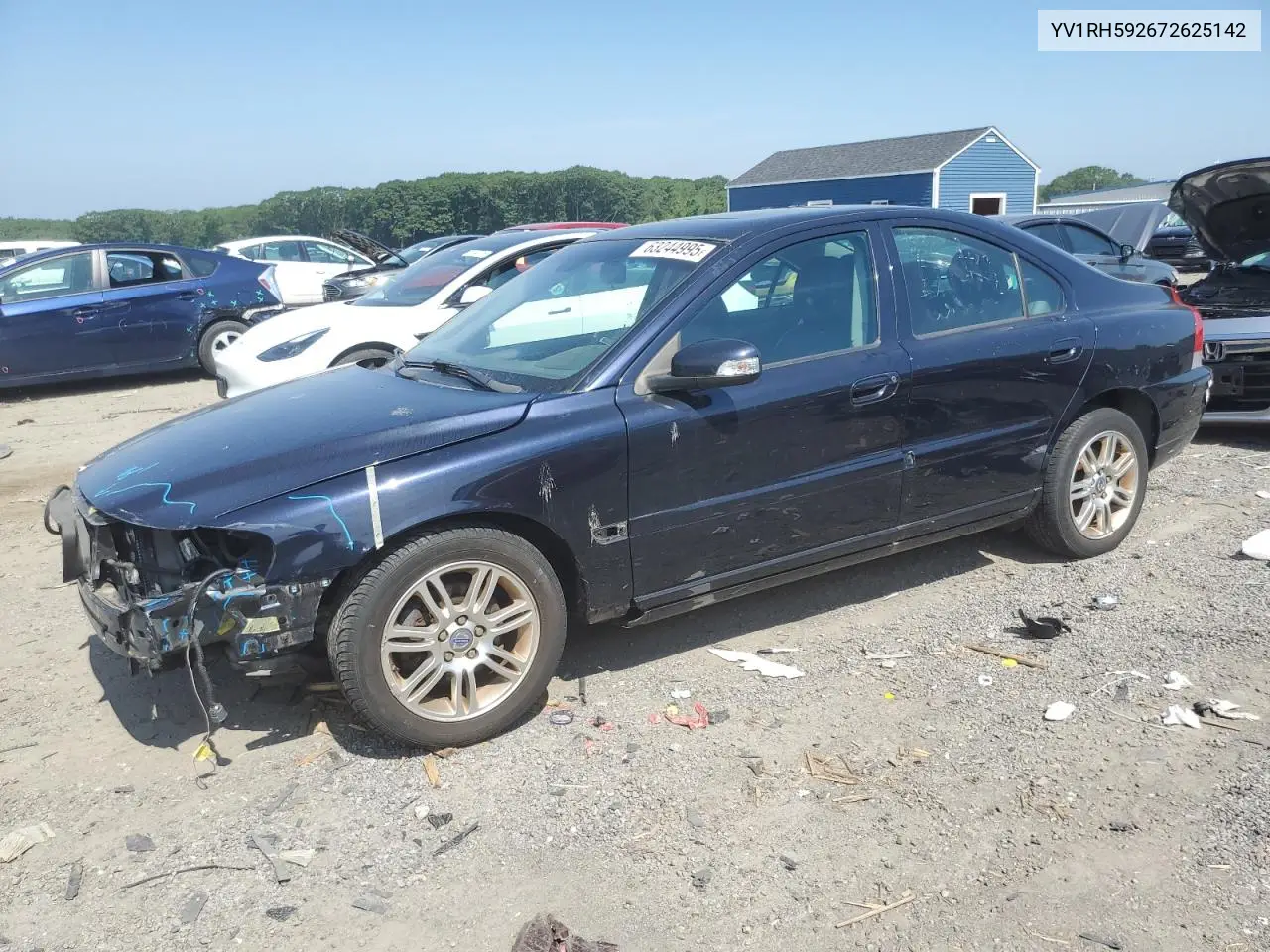 2007 Volvo S60 2.5T VIN: YV1RH592672625142 Lot: 63244995