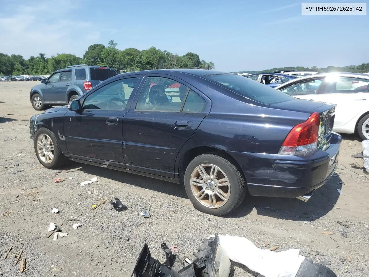 2007 Volvo S60 2.5T VIN: YV1RH592672625142 Lot: 63244995