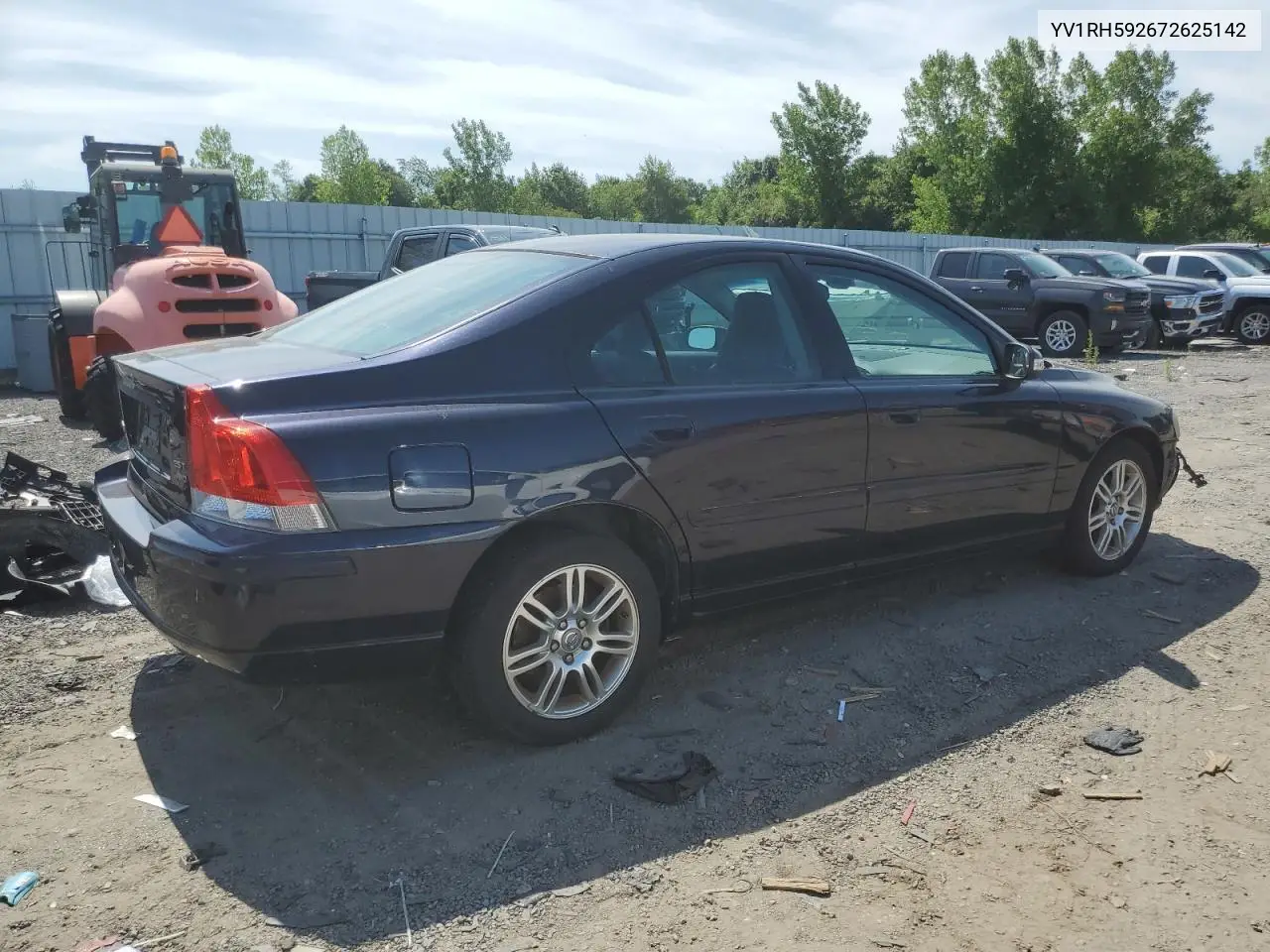 2007 Volvo S60 2.5T VIN: YV1RH592672625142 Lot: 63244995