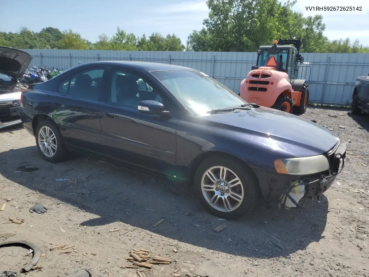 2007 Volvo S60 2.5T VIN: YV1RH592672625142 Lot: 63244995