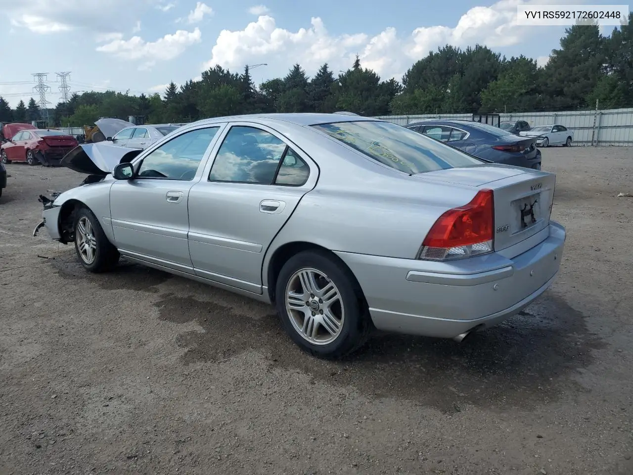2007 Volvo S60 2.5T VIN: YV1RS592172602448 Lot: 64615115