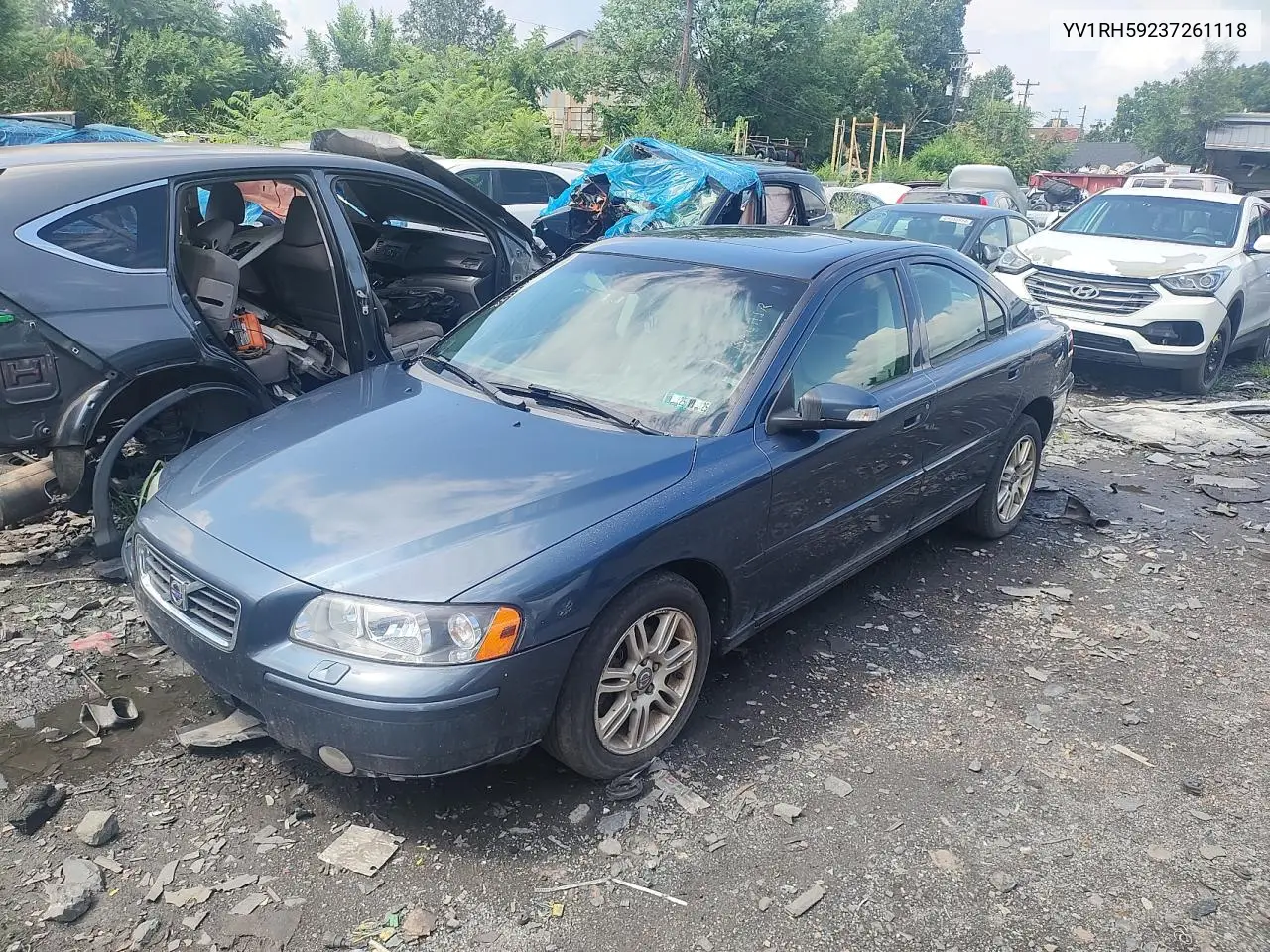 2007 Volvo S60 2.5T VIN: YV1RH59237261118 Lot: 64994945
