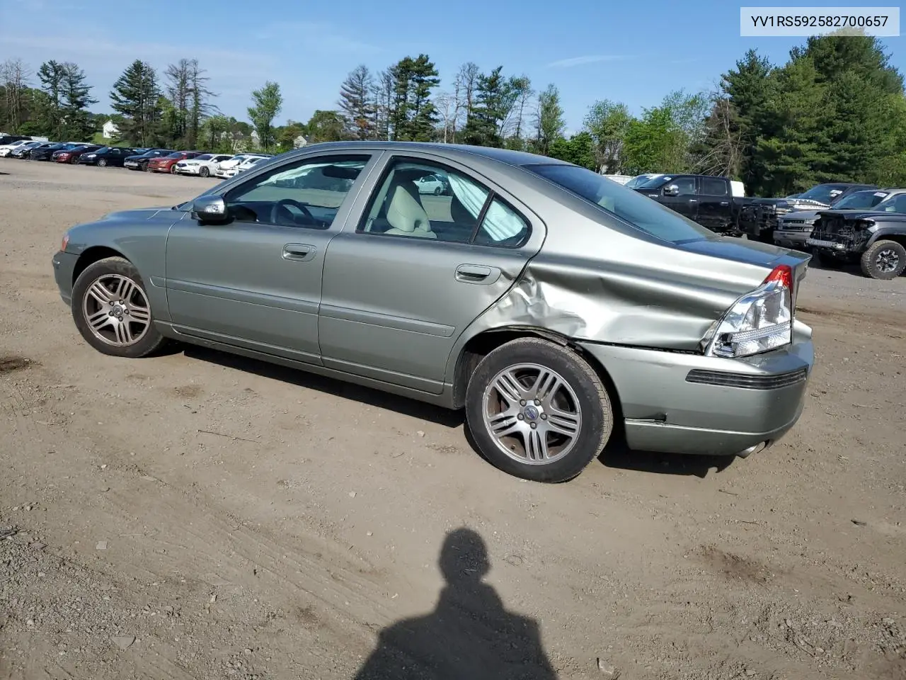 yv1rs592582700657 YV1RS592582700657 2008 Volvo S60 2.5T
