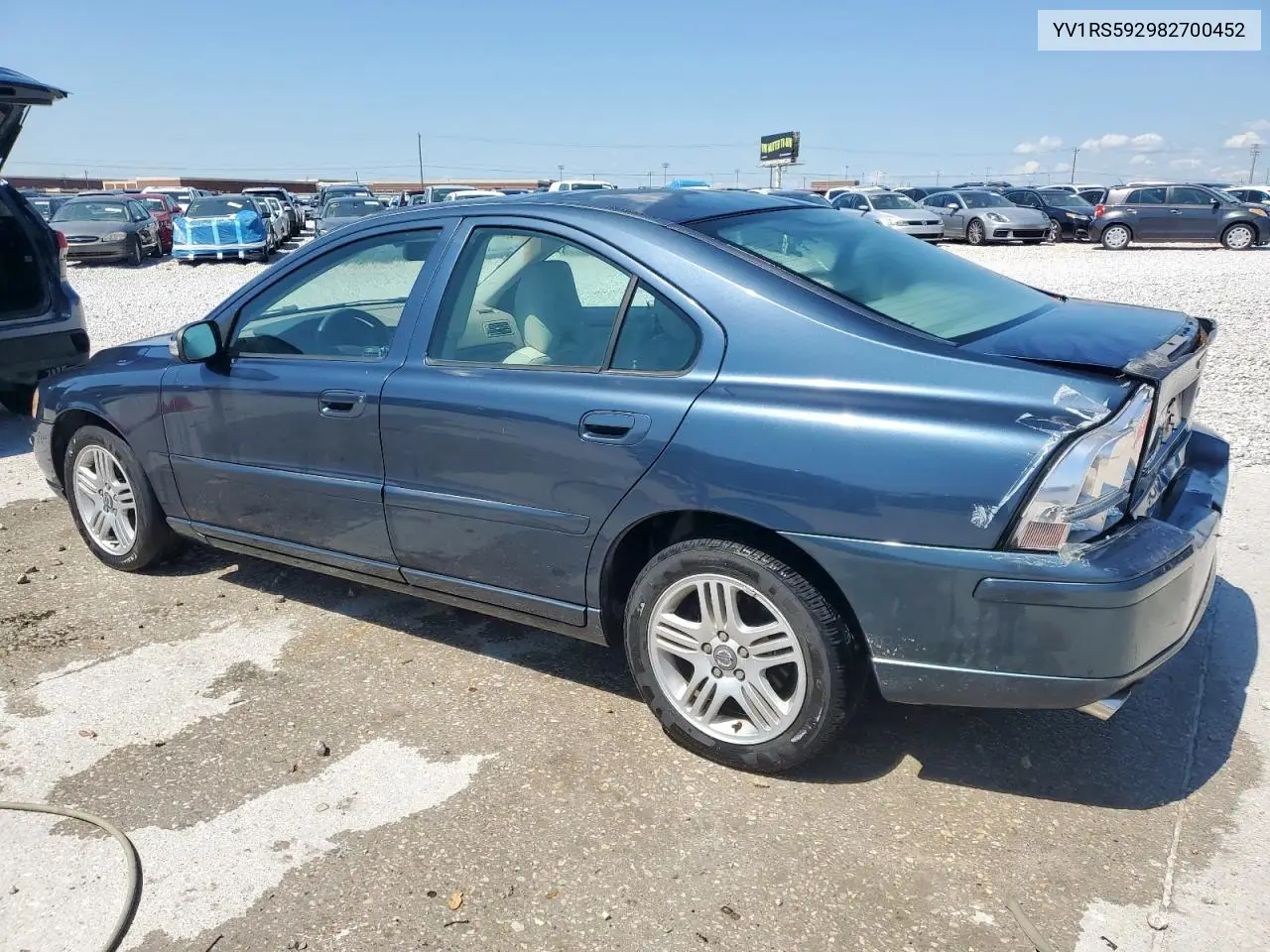 2008 Volvo S60 2.5T VIN: YV1RS592982700452 Lot: 56177105