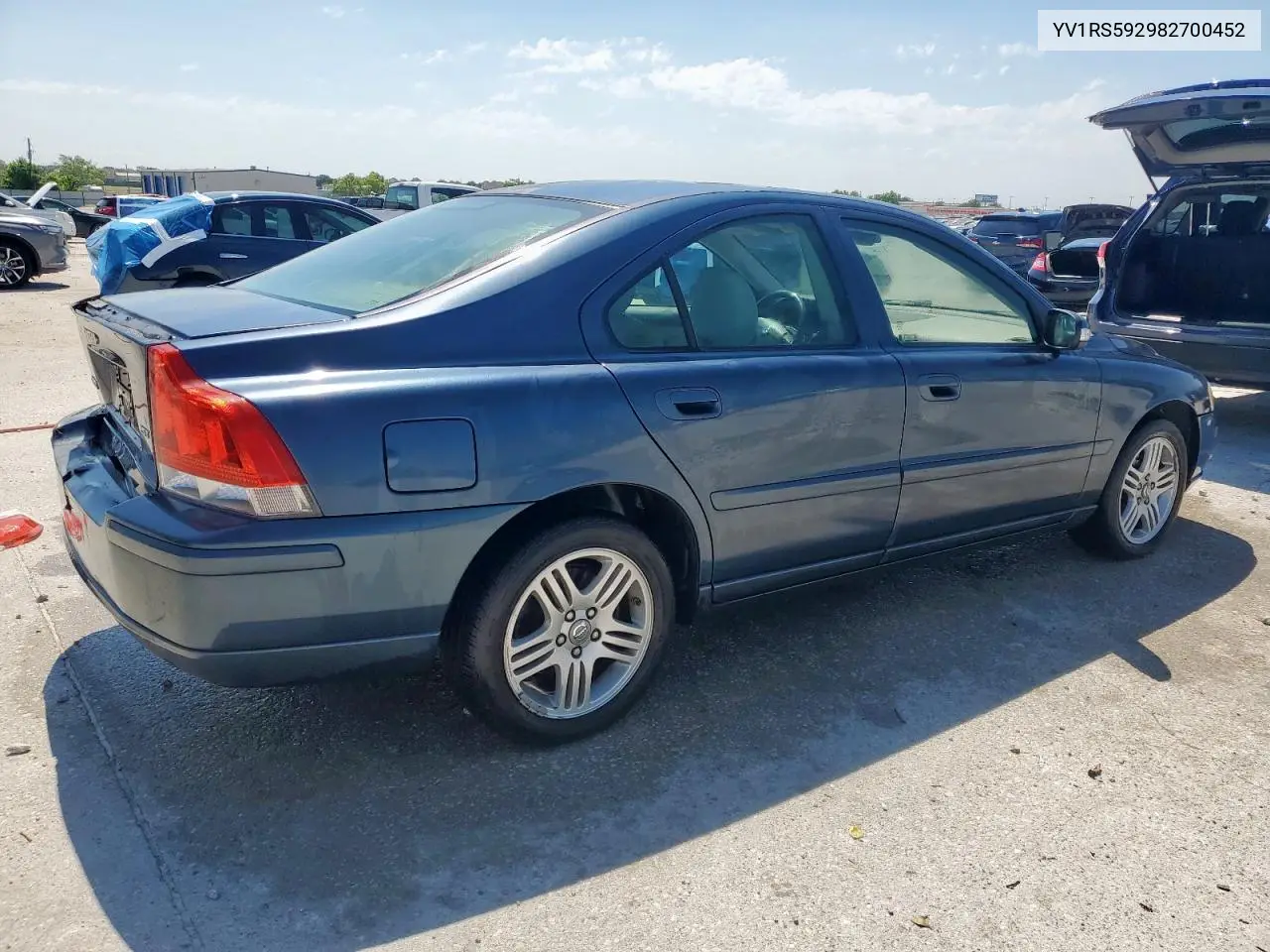 2008 Volvo S60 2.5T VIN: YV1RS592982700452 Lot: 56177105