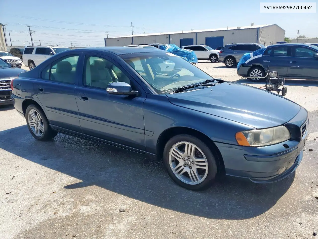 2008 Volvo S60 2.5T VIN: YV1RS592982700452 Lot: 56177105
