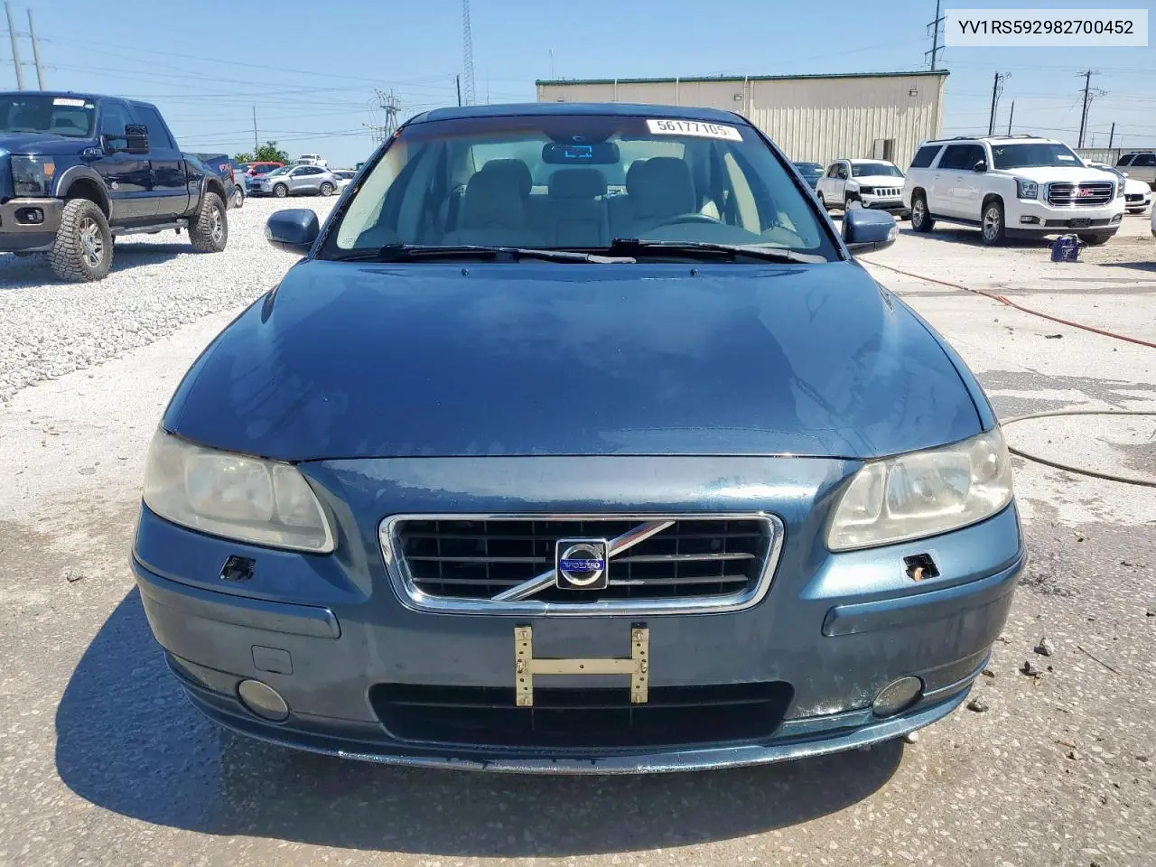 2008 Volvo S60 2.5T VIN: YV1RS592982700452 Lot: 56177105