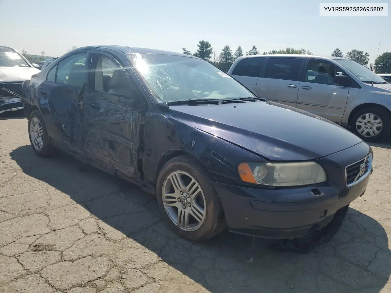2008 Volvo S60 2.5T VIN: YV1RS592582695802 Lot: 61784355